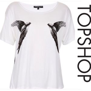 TOPSHOP bird shirt🌺